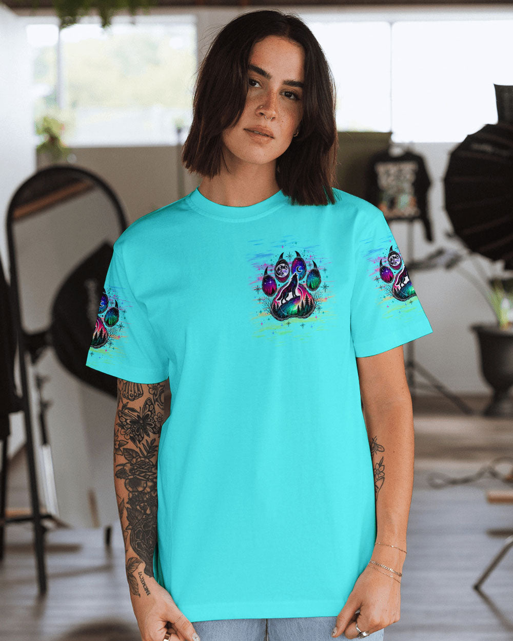  FIND ME WHERE THE WILD THINGS ARE WOLF ALL OVER PRINT  - TLTW1511245
