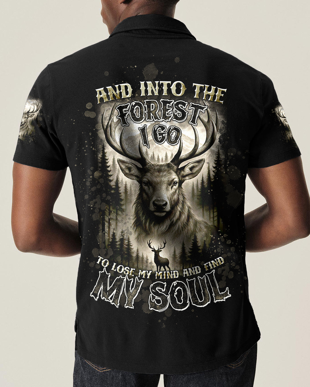 AND INTO THE FOREST I GO DEER ALL OVER PRINT - TLTW1512251