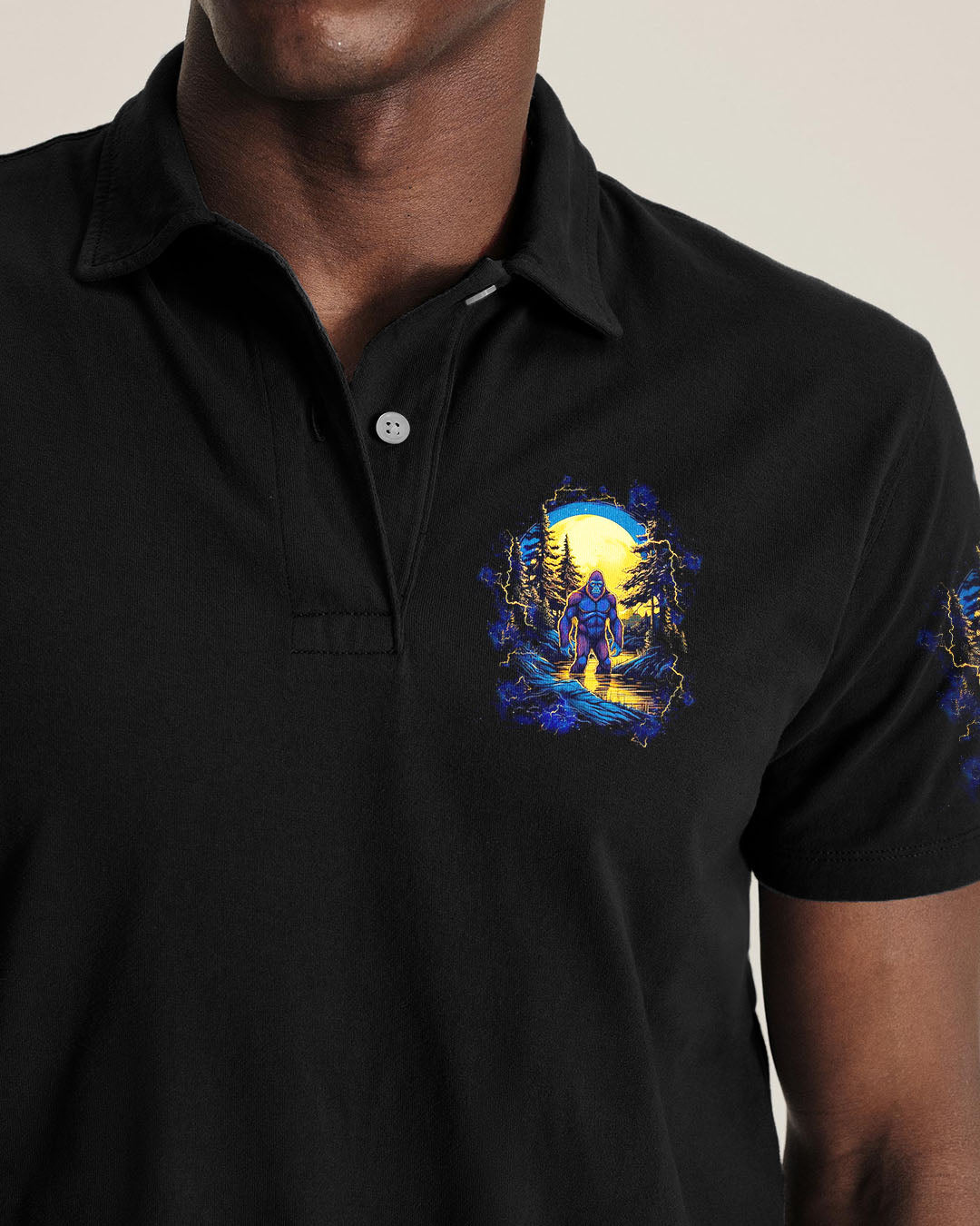 HELLO DARKNESS MY OLD FRIEND BIGFOOT ALL OVER PRINT - TLTW1711252