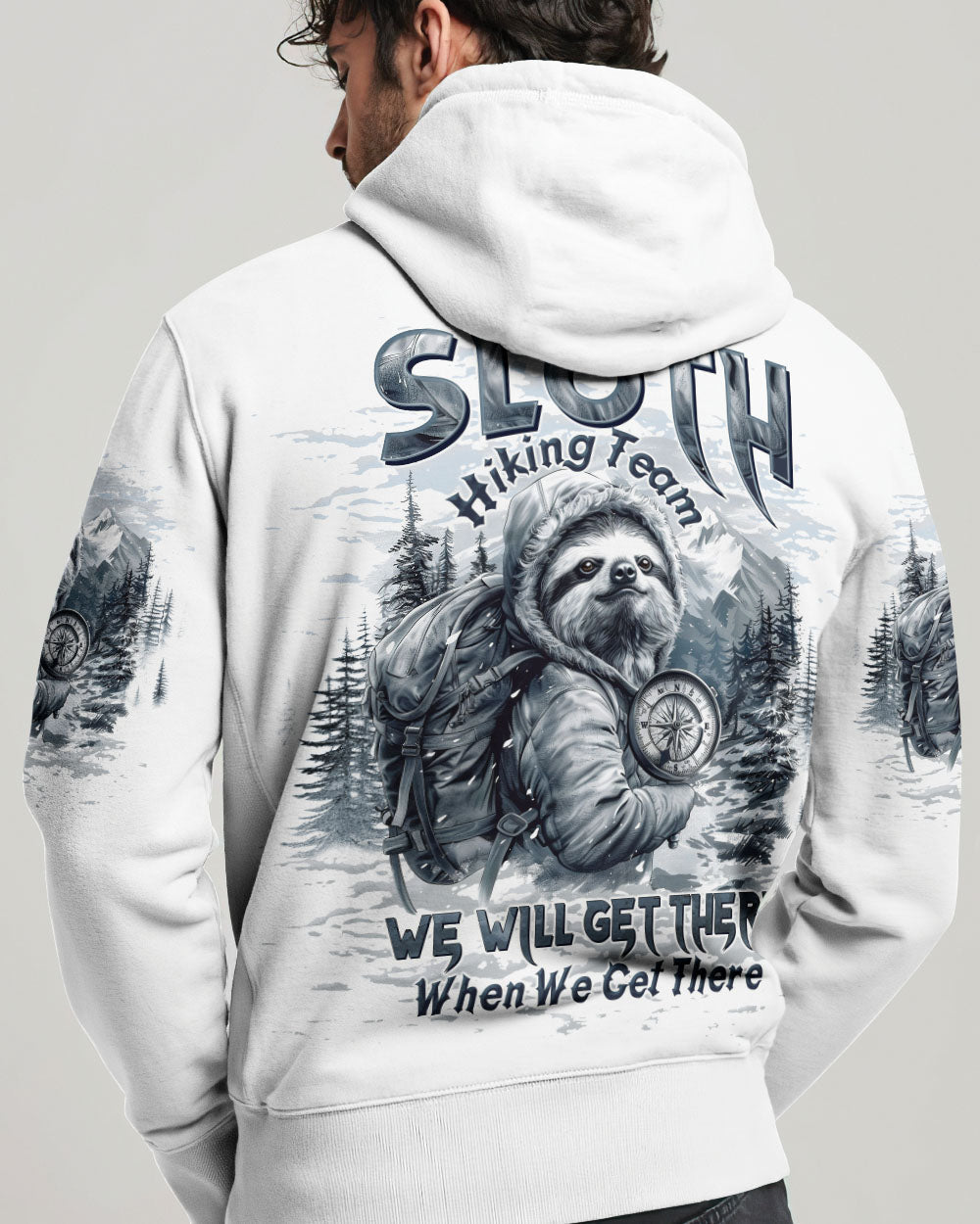 SLOTH HIKING TEAM ALL OVER PRINT  - TLTW1803253
