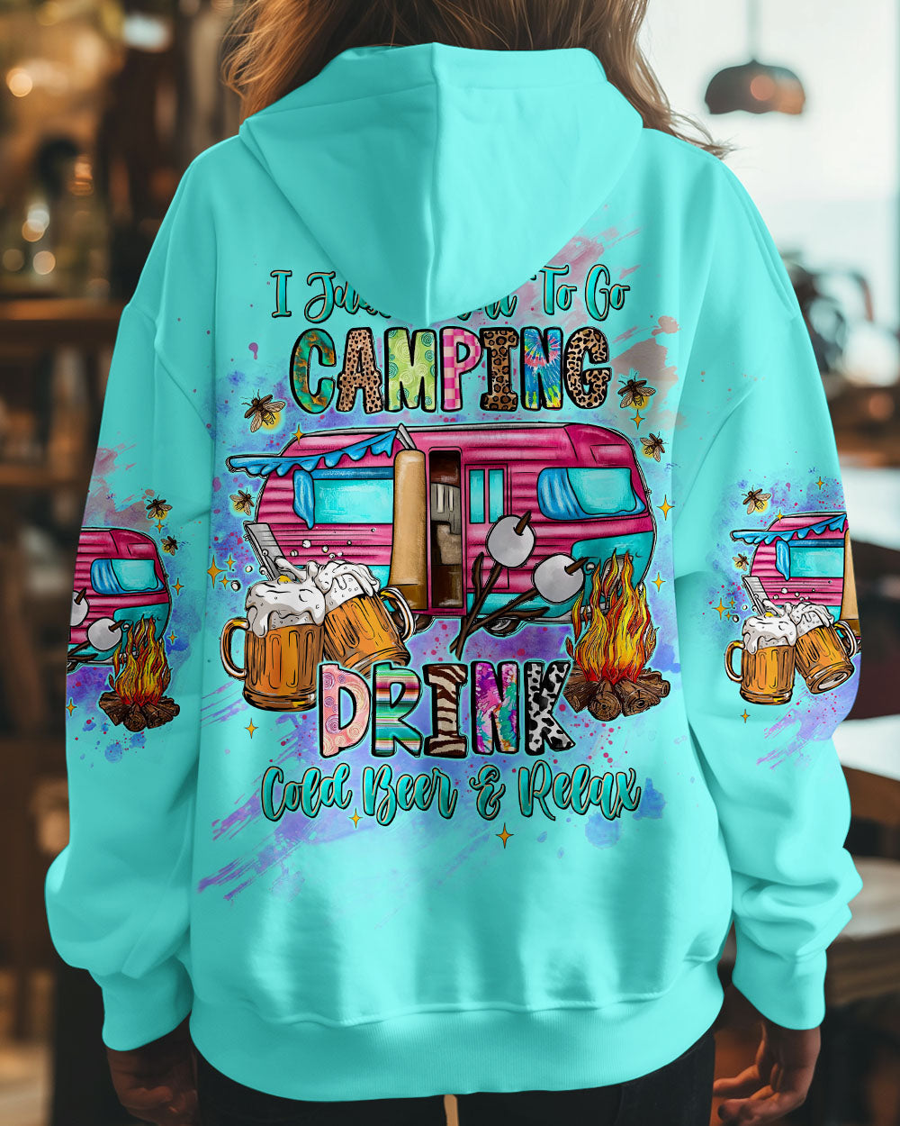 I JUST WANT TO GO CAMPING ALL OVER PRINT - TLTW1809243