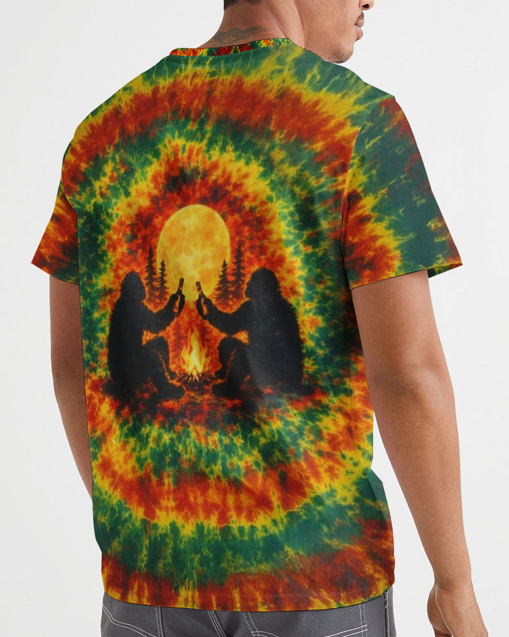 BIGFOOT UNDER MOON SWIRL ALL OVER PRINT - TLTW1812253