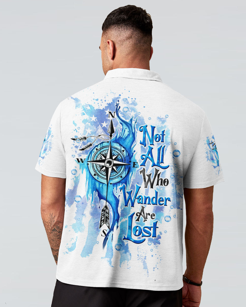 NOT ALL WHO WANDER ARE LOST COMPASS ALL OVER PRINT - TLTW1902254