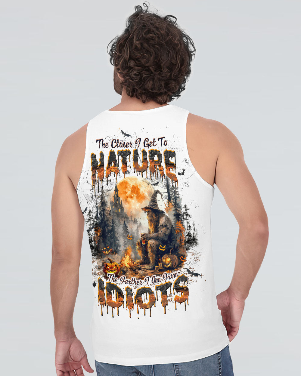 THE CLOSER I GET TO NATURE BIGFOOT HALLOWEEN ALL OVER PRINT - TLTW1908243