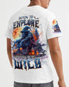 BORN TO EXPLORE DESTINED TO BE WILD BIGFOOT HALLOWEEN ALL OVER PRINT - TLTW1909244