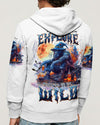 BORN TO EXPLORE DESTINED TO BE WILD BIGFOOT HALLOWEEN ALL OVER PRINT - TLTW1909244