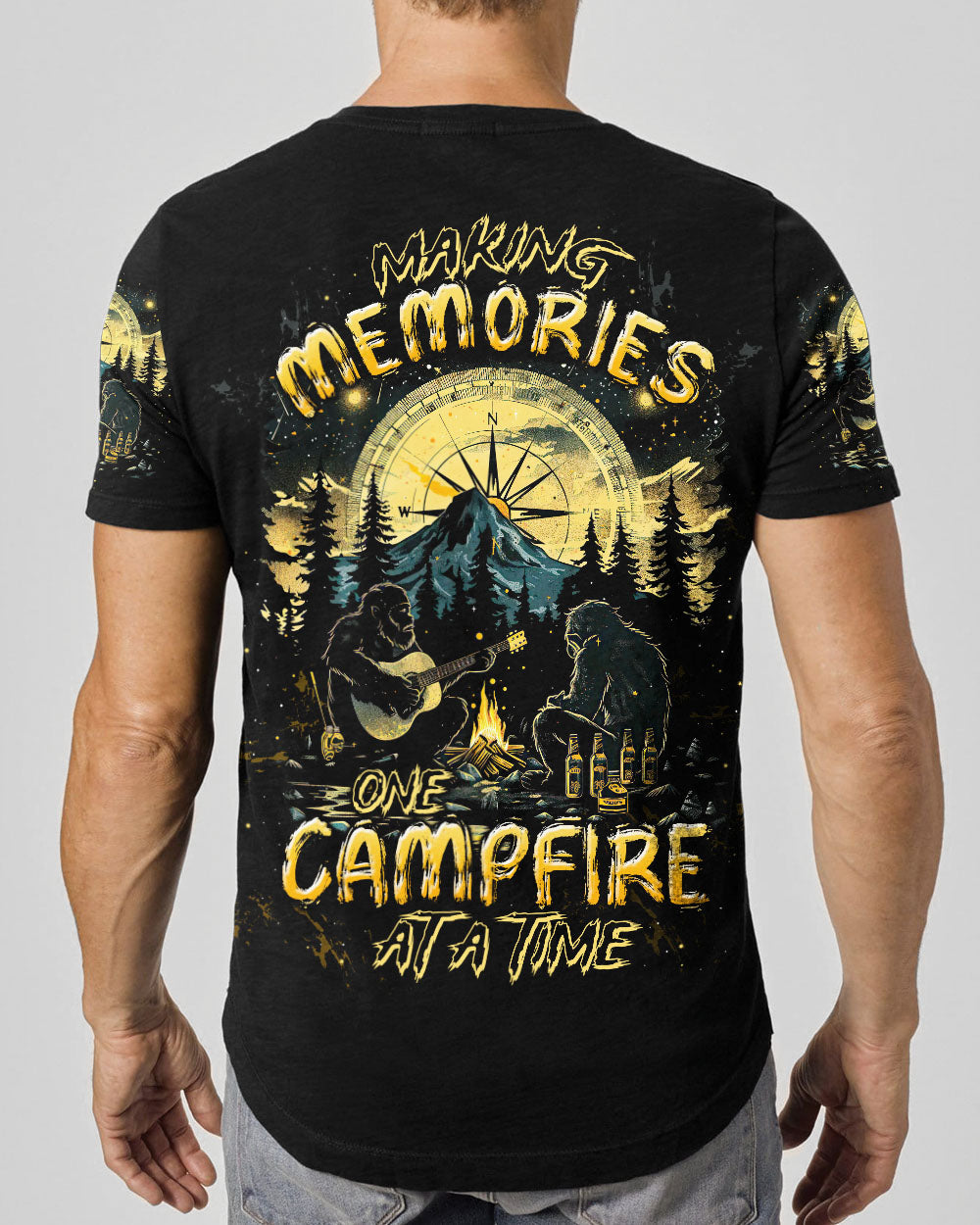 MAKING MEMORIES ONE CAMPFIRE AT A TIME BIGFOOT ALL OVER PRINT - TLTW2111245