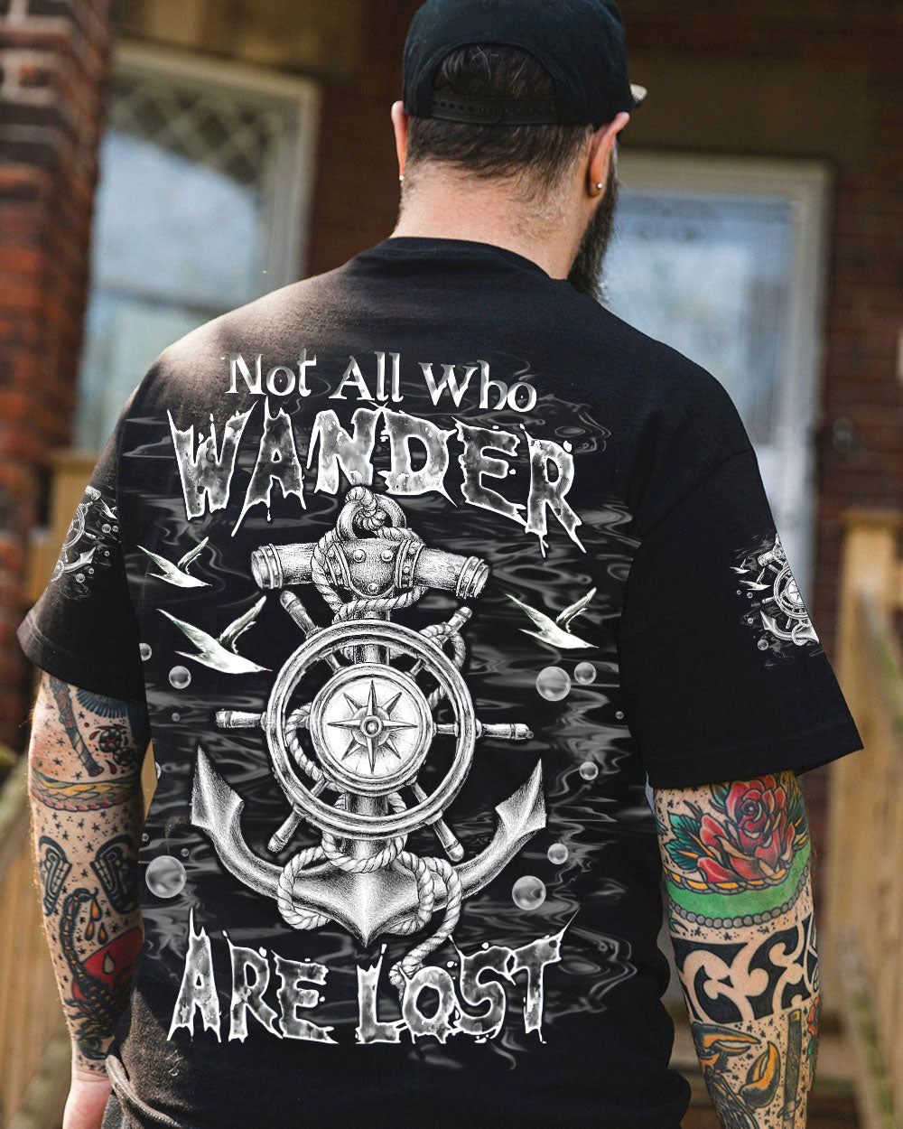 NOT ALL WHO WANDER ARE LOST COMPASS ALL OVER PRINT - TLTW2203253