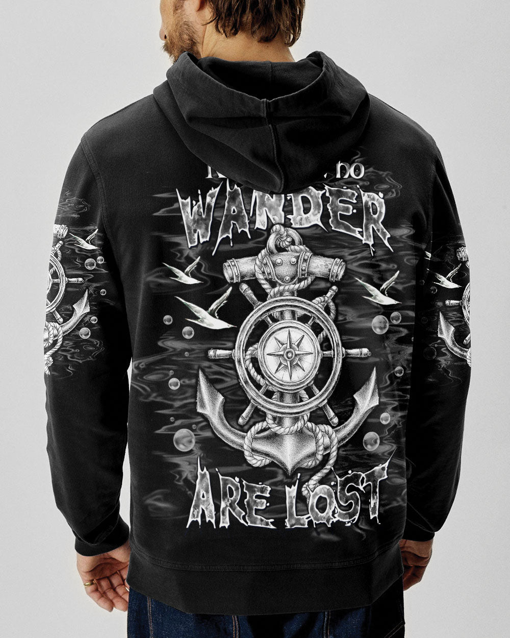 NOT ALL WHO WANDER ARE LOST COMPASS ALL OVER PRINT - TLTW2203253