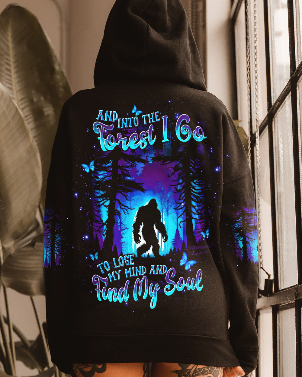 AND INTO THE FOREST I GO BIGFOOT ALL OVER PRINT - TLTW2209254