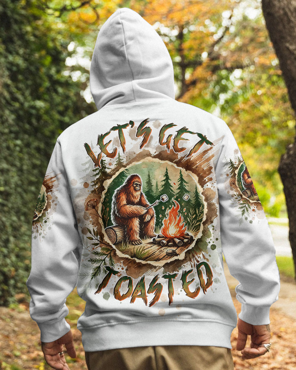  LET'S GET TOASTED BIGFOOT ALL OVER PRINT - TLTW2211244