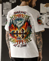 MAKING MEMORIES ONE CAMPFIRE AT A TIME BIGFOOT ALL OVER PRINT  - TLTW2301253