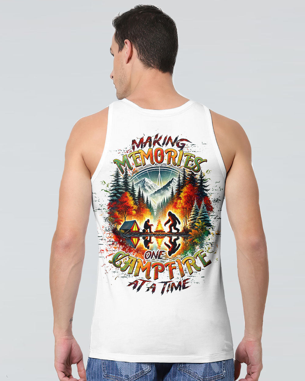 MAKING MEMORIES ONE CAMPFIRE AT A TIME BIGFOOT ALL OVER PRINT  - TLTW2301253