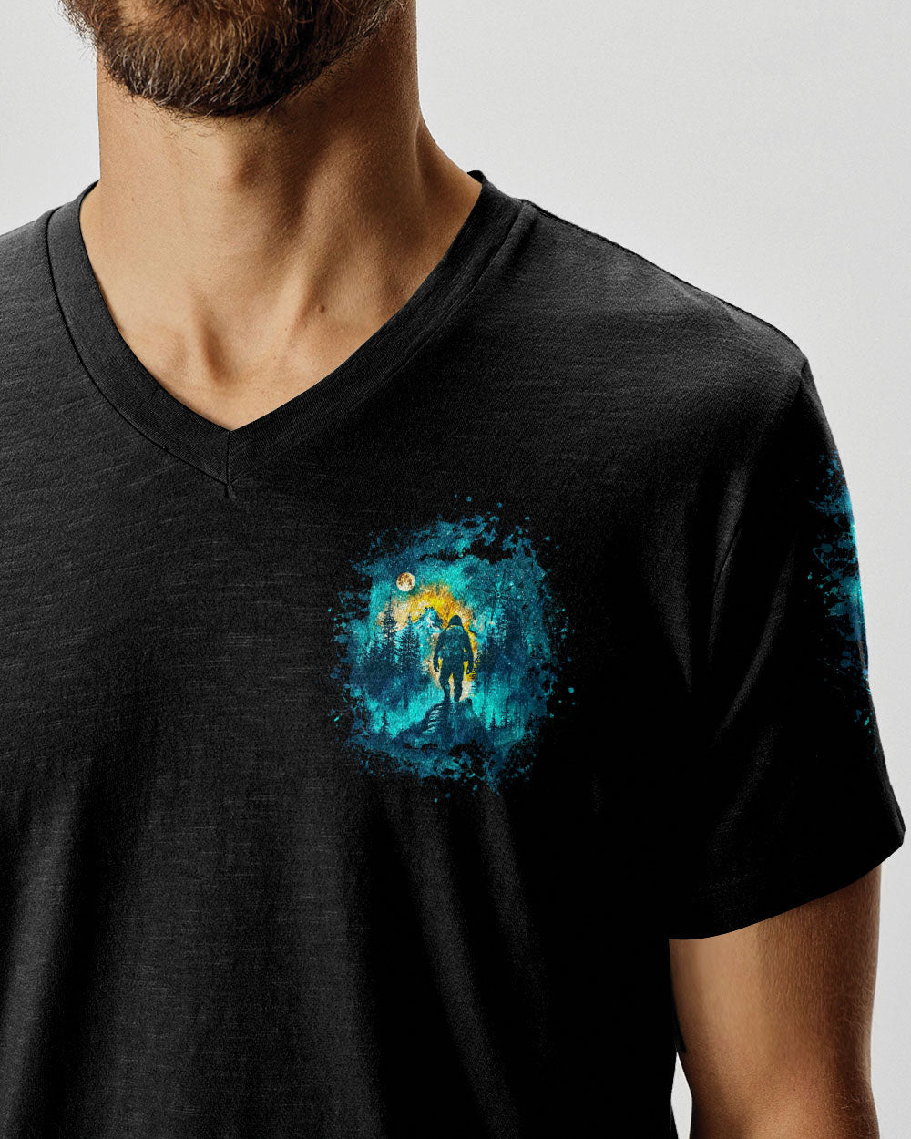 ALWAYS TAKE THE SCENIC ROUTE COMPASS BIGFOOT ALL OVER PRINT - TLTW2409244