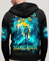 ALWAYS TAKE THE SCENIC ROUTE COMPASS BIGFOOT ALL OVER PRINT - TLTW2409244