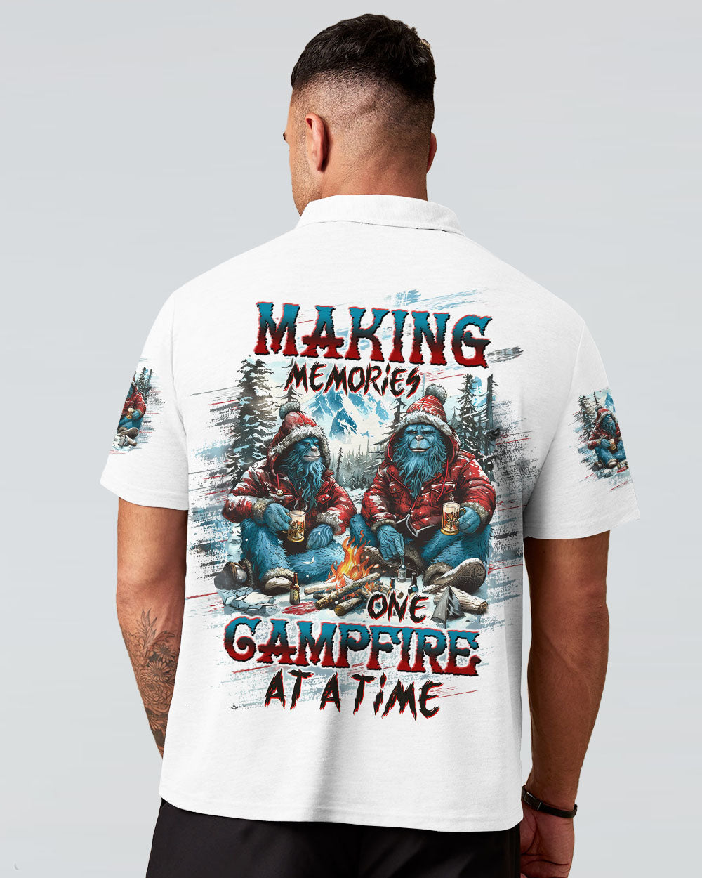 MAKING MEMORIES ONE CAMPFIRE AT A TIME BIGFOOT  ALL OVER PRINT - TLTW2410244