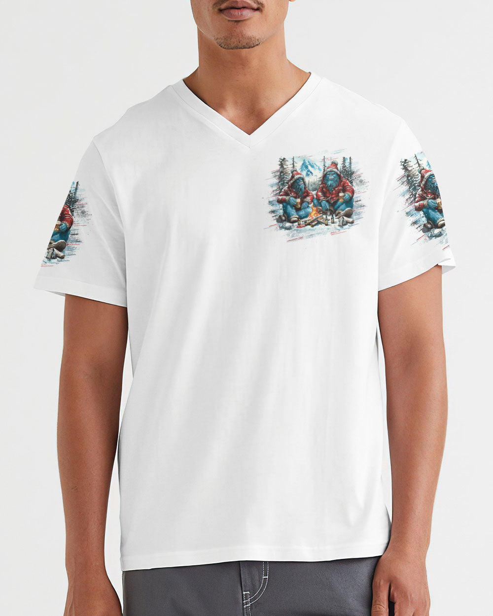 MAKING MEMORIES ONE CAMPFIRE AT A TIME BIGFOOT  ALL OVER PRINT - TLTW2410244
