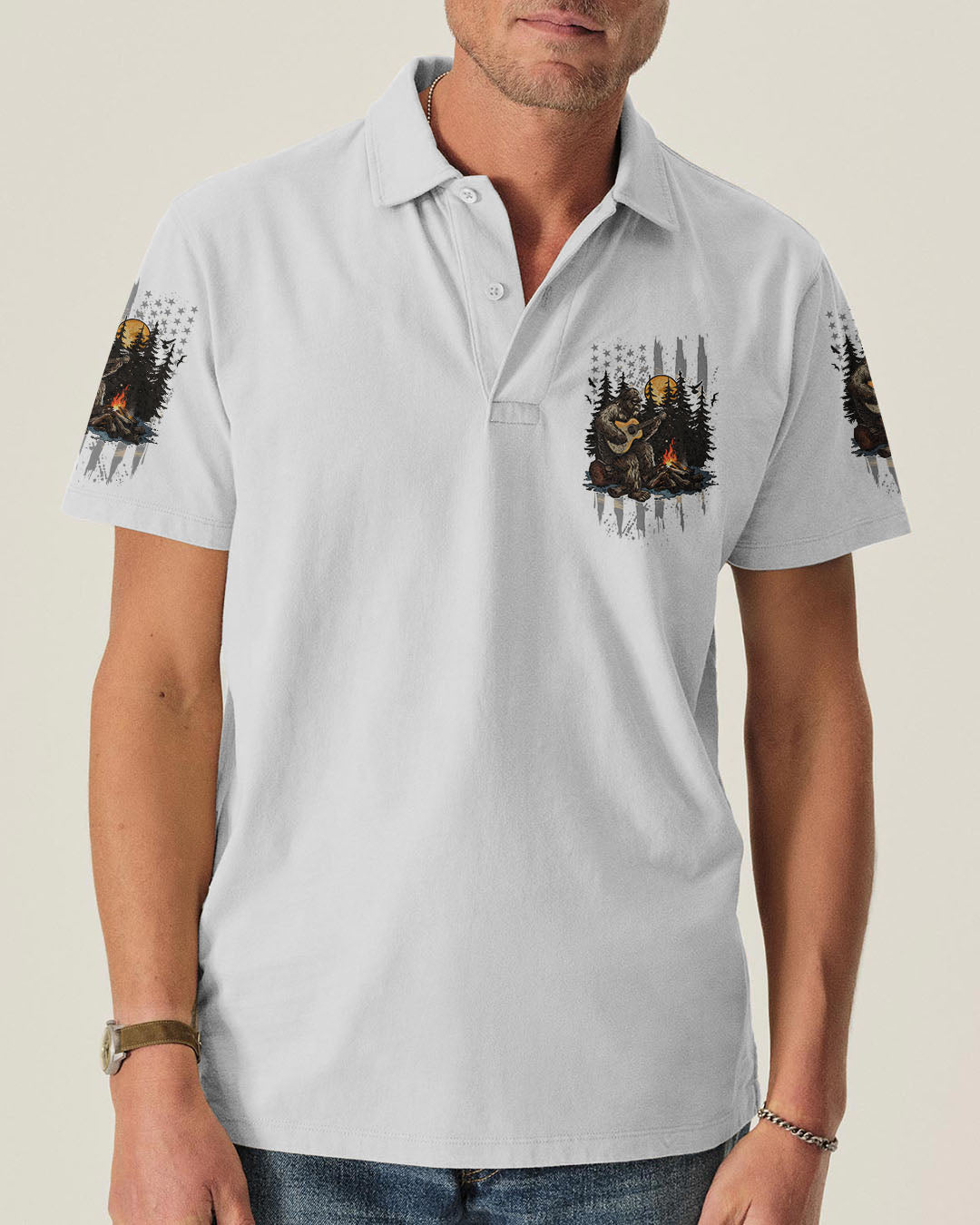 THE CLOSER I GET TO NATURE BIGFOOT ALL OVER PRINT - TLTW2511251