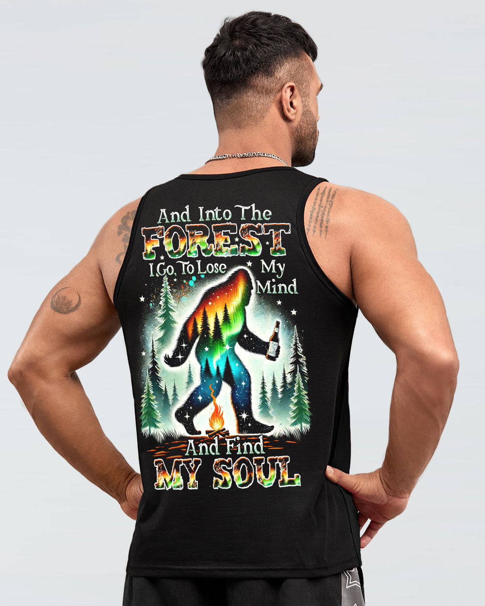 AND INTO THE FOREST I GO BIGFOOT ALL OVER PRINT - TLTW2611243