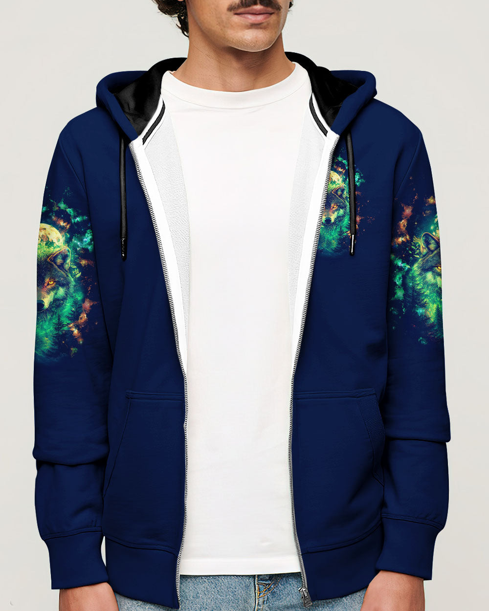 AND INTO THE FOREST I GO WOLF ALL OVER PRINT  - TLTW2703253