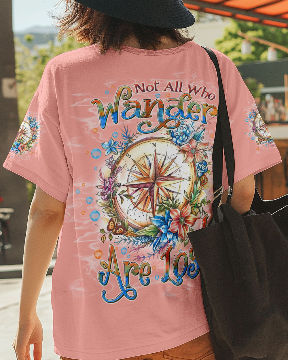 NOT ALL WHO WANDER ARE LOST COMPASS ALL OVER PRINT - TLTW3103255