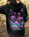 MAKING MEMORIES ONE CAMPFIRE AT A TIME FLAMINGO CHRISTMAS  ALL OVER PRINT - TLTW3110245