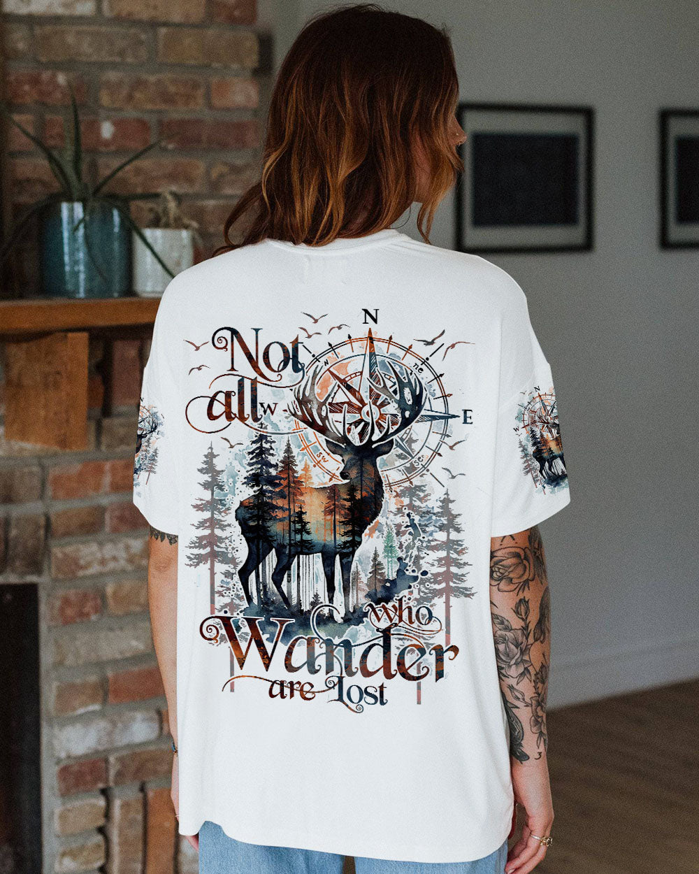 NOT ALL WHO WANDER ARE LOST ALL OVER PRINT - TY0711241