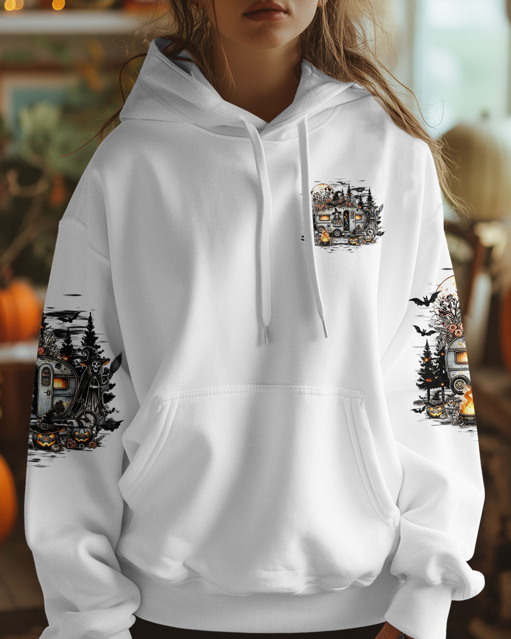 MY BROOM BROKE SO NOW I GO CAMPING HALLOWEEN ALL OVER PRINT - TY1208241