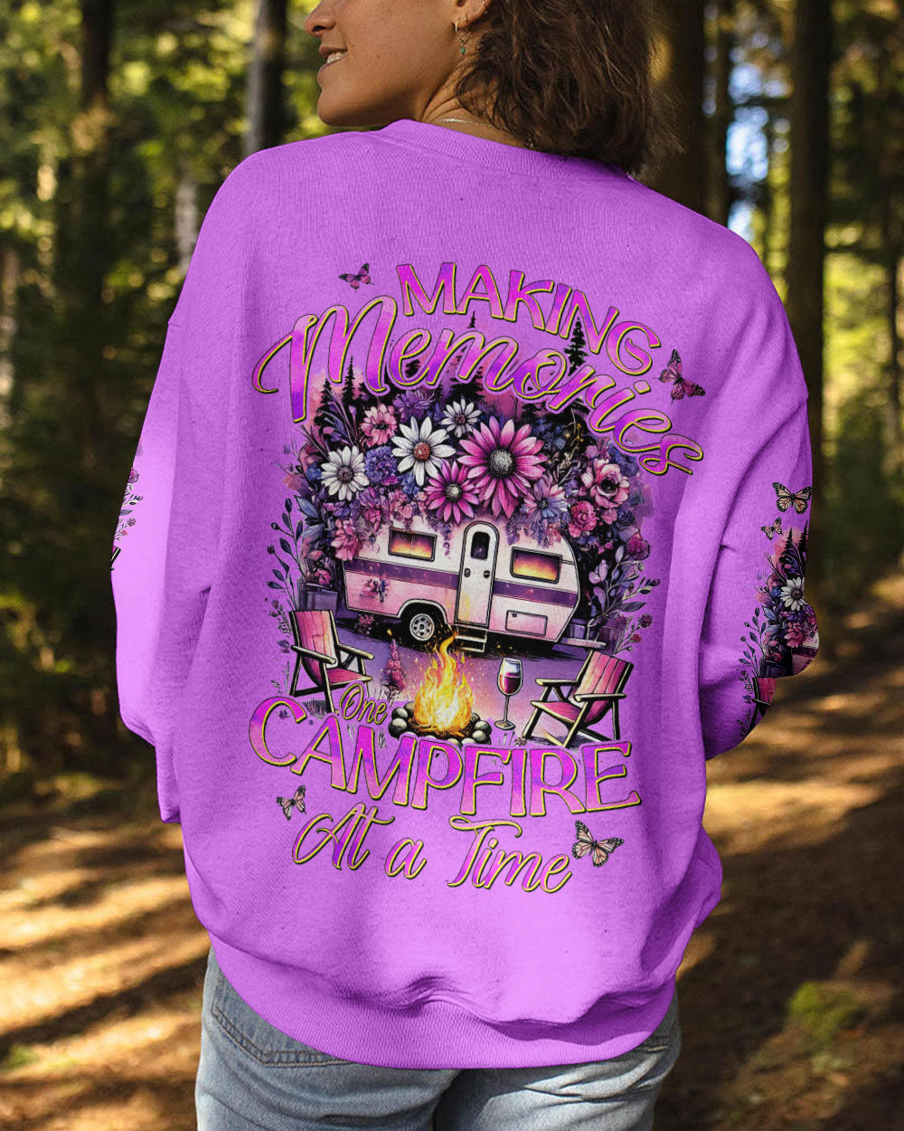 MAKING MEMORIES ONE CAMPFIRE AT A TIME ALL OVER PRINT - TYHI0407241