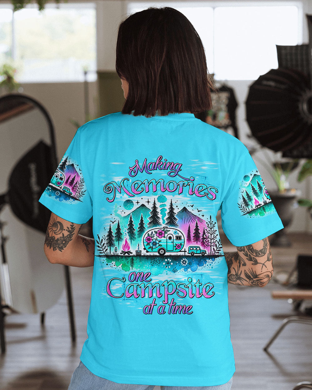 MAKING MEMORIES ONE CAMPSITE AT A TIME ALL OVER PRINT - TYHI2707242