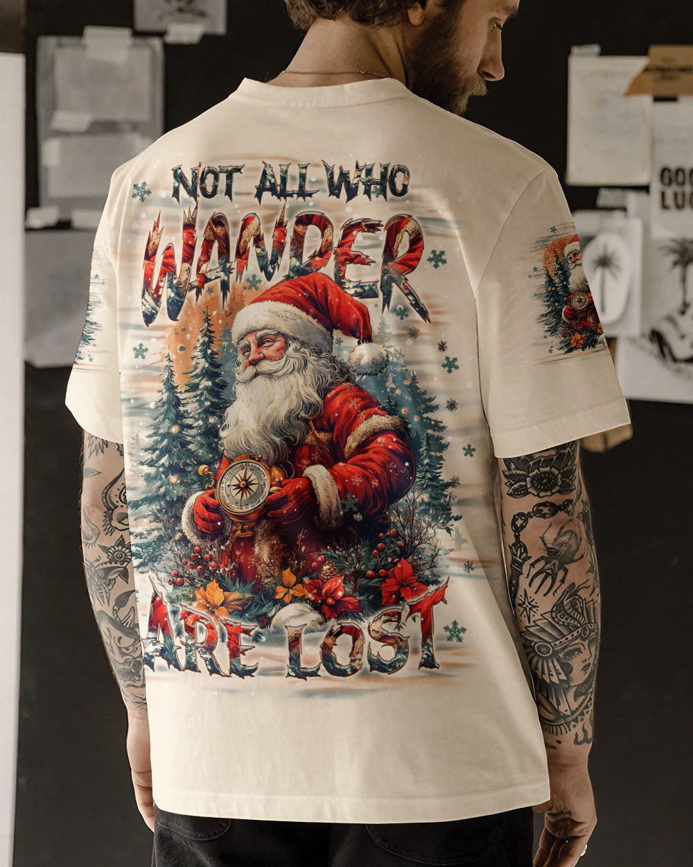 NOT ALL WHO WANDER ARE LOST CHRISTMAS ALL OVER PRINT - TYLT1211243