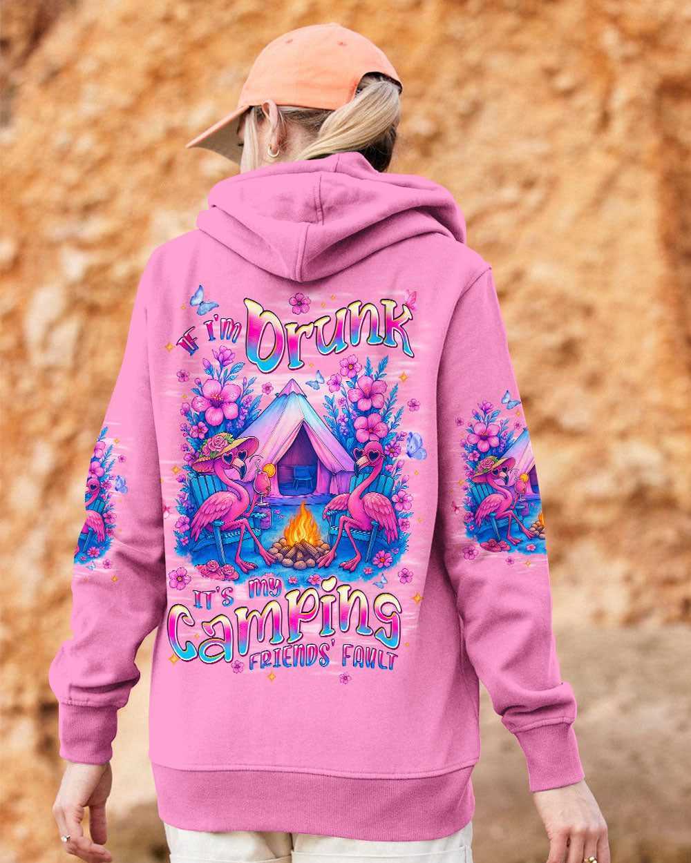 IF I'M DRUNK FLAMINGO CAMPING ALL OVER PRINT - TYPQ0206252