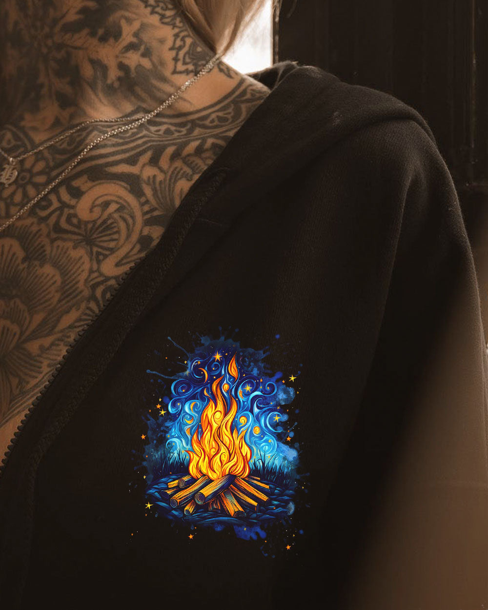 I CAMP TO BURN OFF THE CRAZY CAMPFIRE ALL OVER PRINT - TYPQ1308252