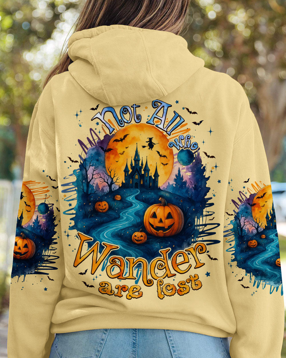 NOT ALL WHO WANDER ARE LOST HALLOWEEN ALL OVER PRINT - TYPQ3107253