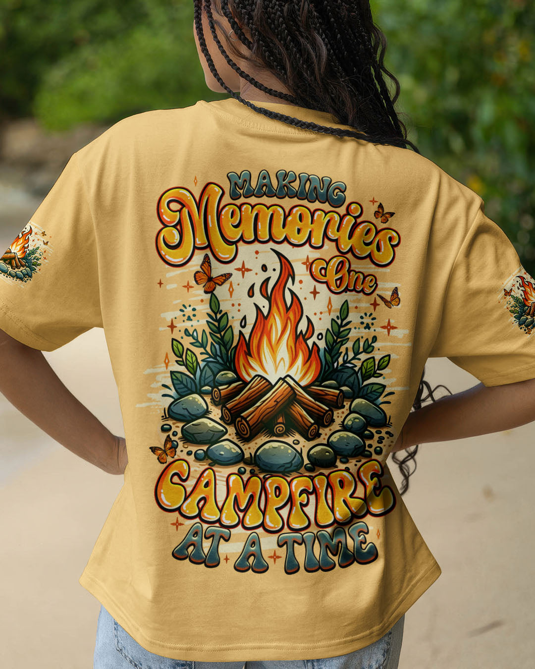 MAKING MEMORIES ONE CAMPFIRE AT A TIME ALL OVER PRINT - TYQY0108254
