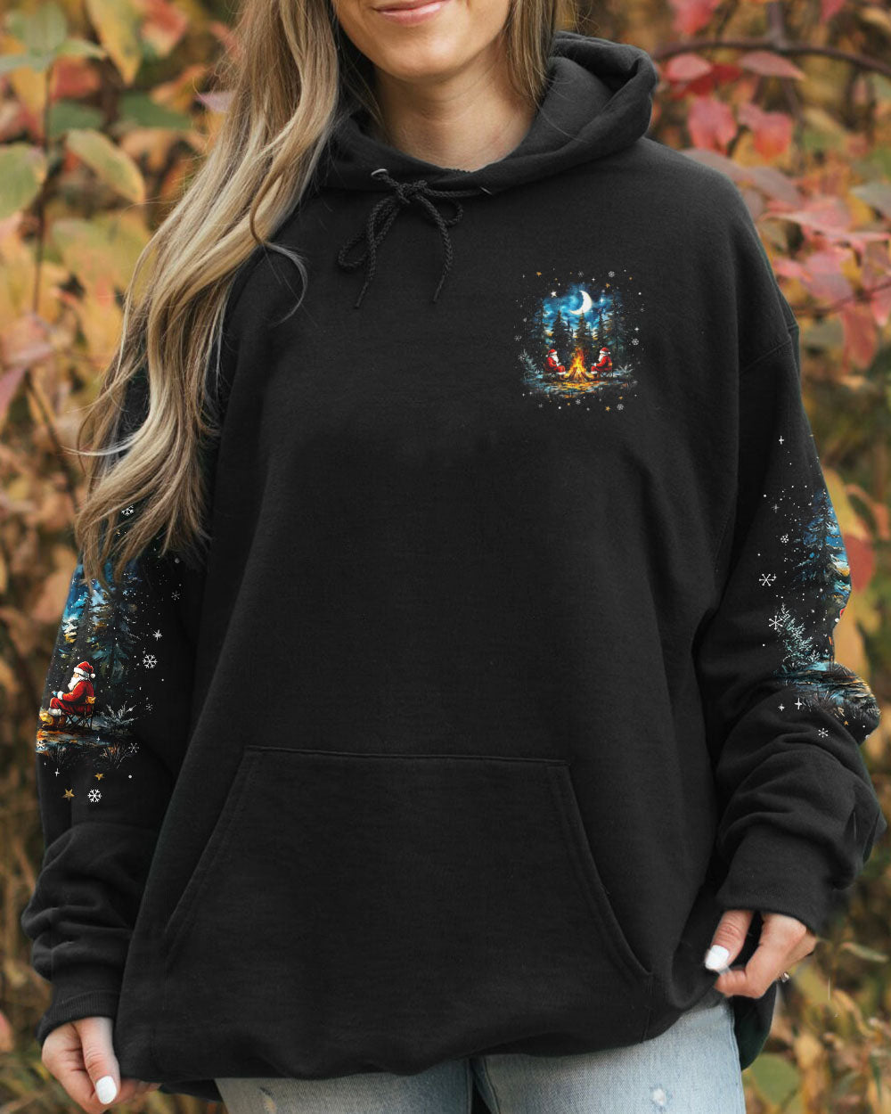 MAKING MEMORIES ONE CAMPFIRE AT A TIME CHRISTMAS ALL OVER PRINT - TYQY0510241