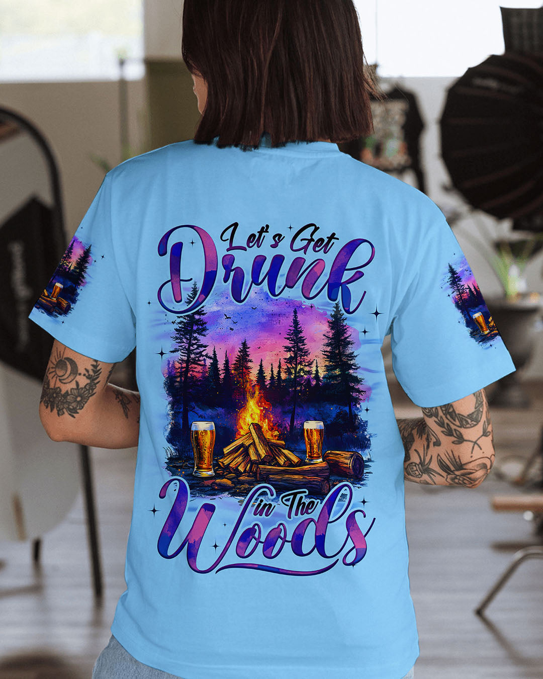 LET'S GET DRUNK IN THE WOODS ALL OVER PRINT - TYQY0606253