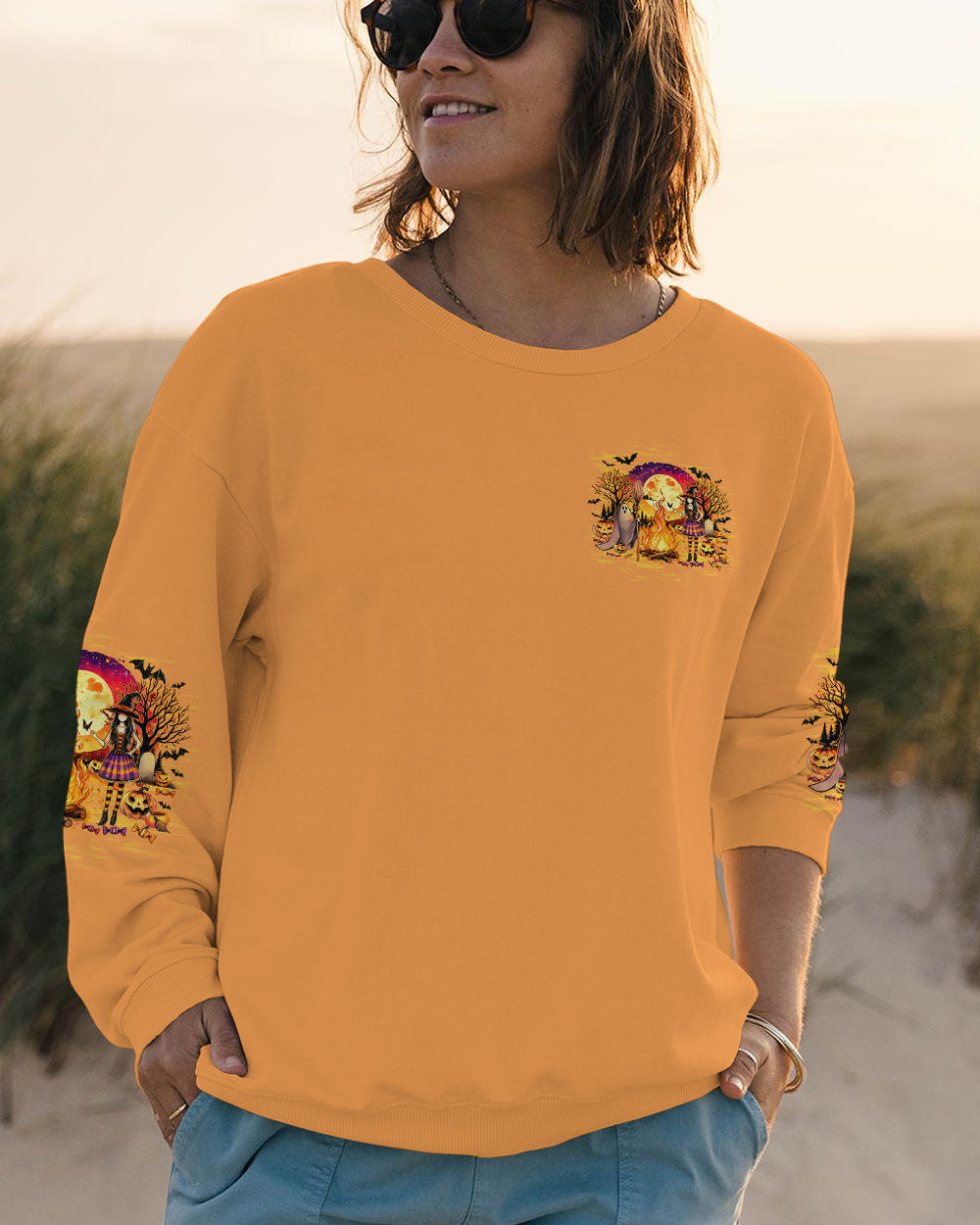 MAKING MEMORIES ONE CAMPFIRE AT A TIME HALLOWEEN ALL OVER PRINT - TYQY0708242