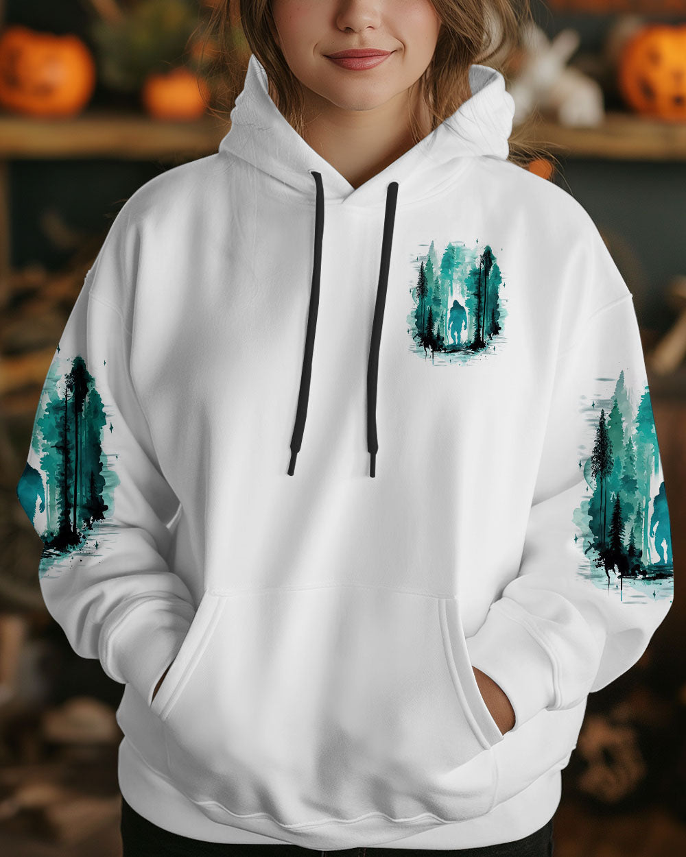 FIND ME WHERE THE WILD THINGS ARE BIGFOOT  ALL OVER PRINT - TYQY0711244