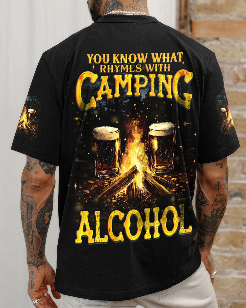 WHAT RHYMES WITH CAMPING ALL OVER PRINT - TYQY0906253