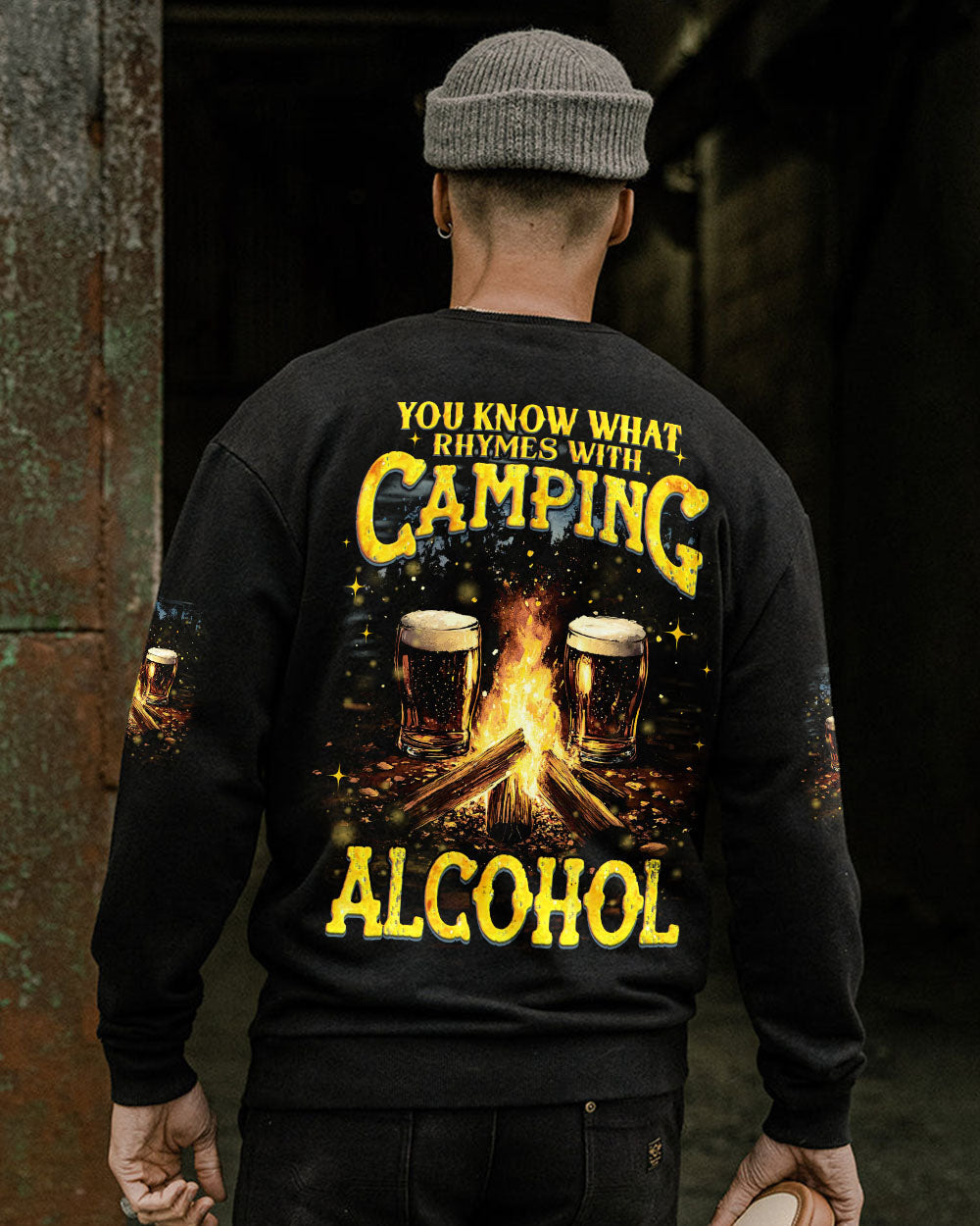 WHAT RHYMES WITH CAMPING ALL OVER PRINT - TYQY0906253