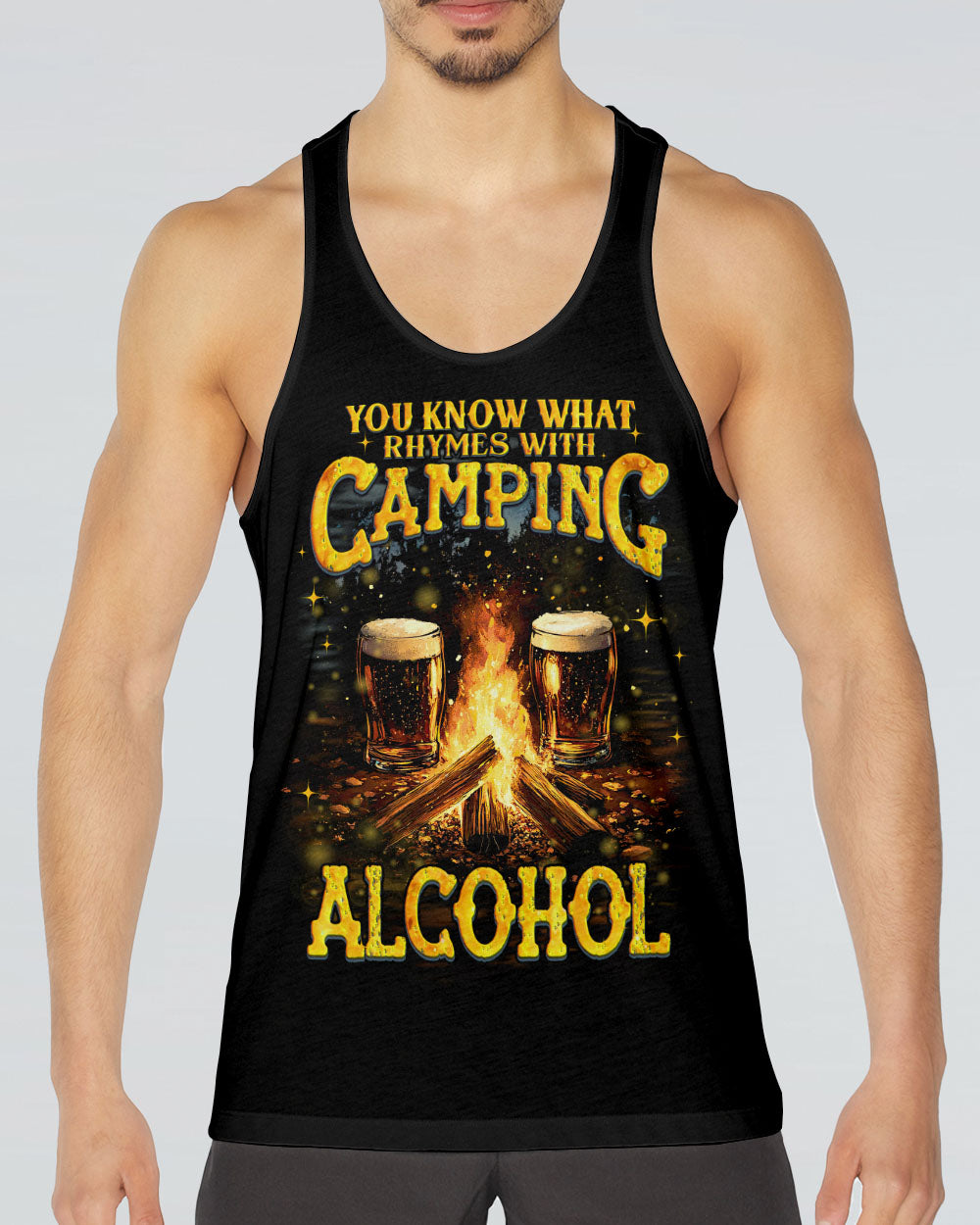 WHAT RHYMES WITH CAMPING ALL OVER PRINT - TYQY0906253
