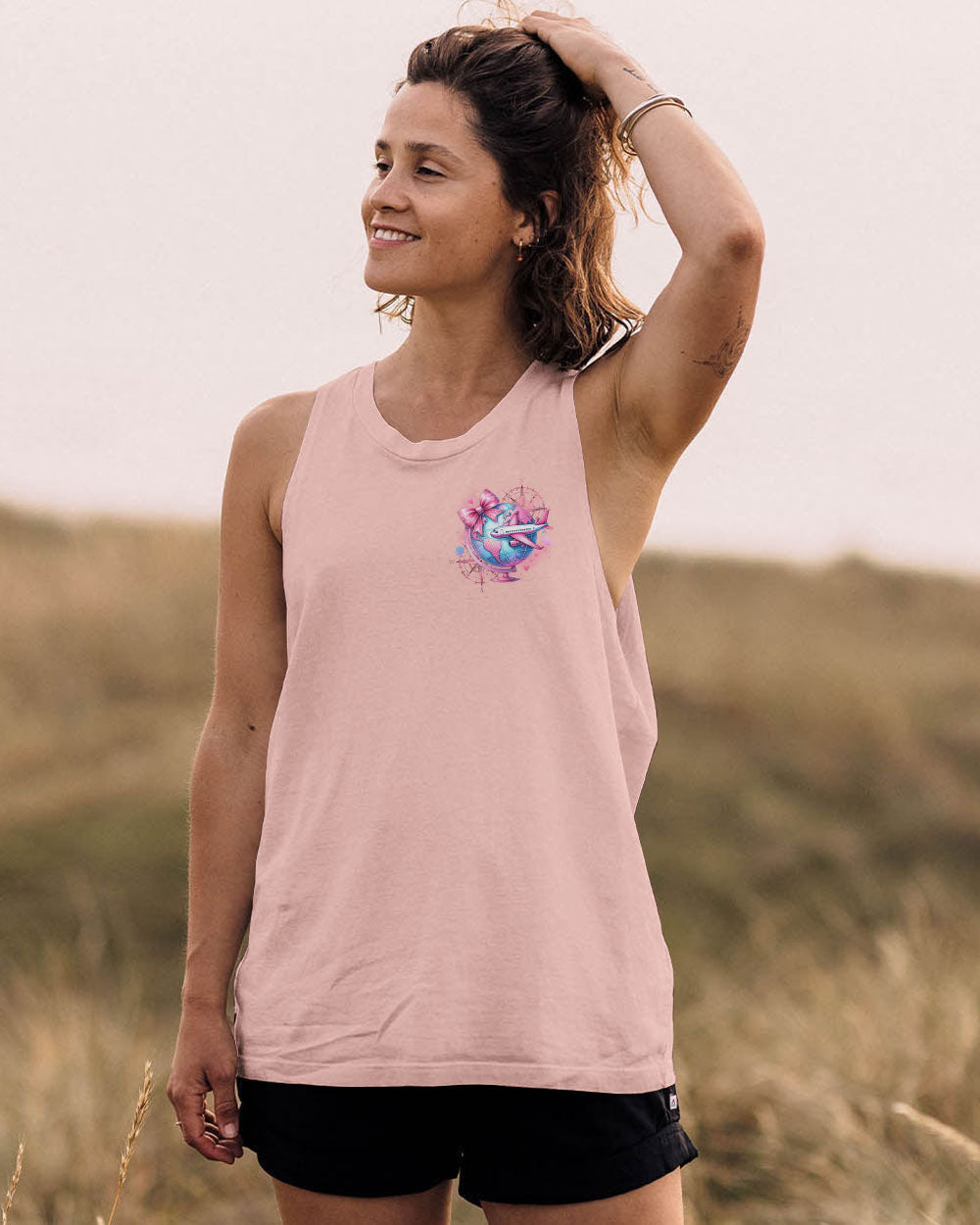 JUST A GIRL WHO LOVES TRAVEL ALL OVER PRINT - TYQY1102254