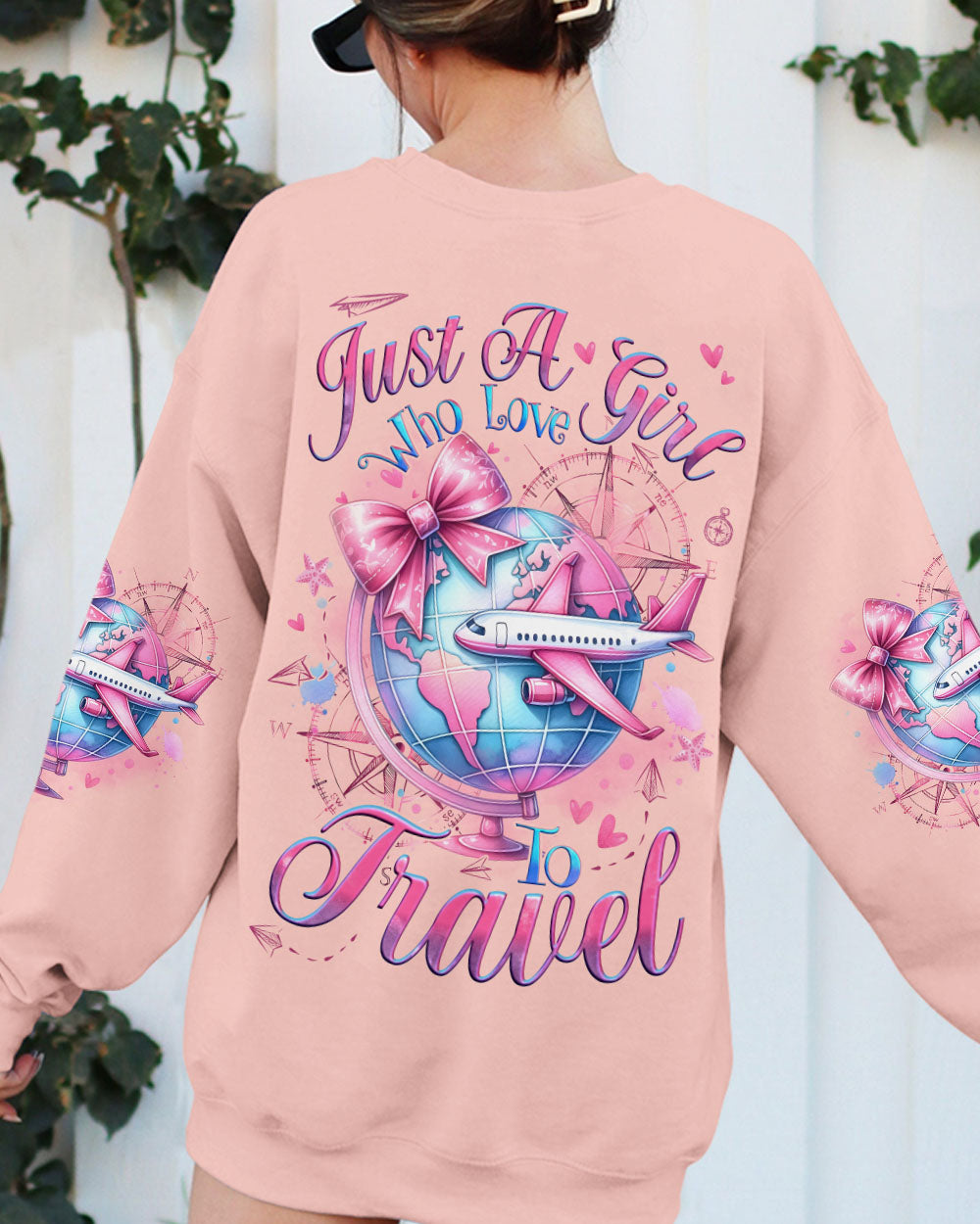 JUST A GIRL WHO LOVES TRAVEL ALL OVER PRINT - TYQY1102254