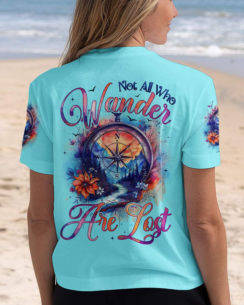 NOT ALL WHO WANDER ARE NOT COMPASS ALL OVER PRINT - TYQY1103254
