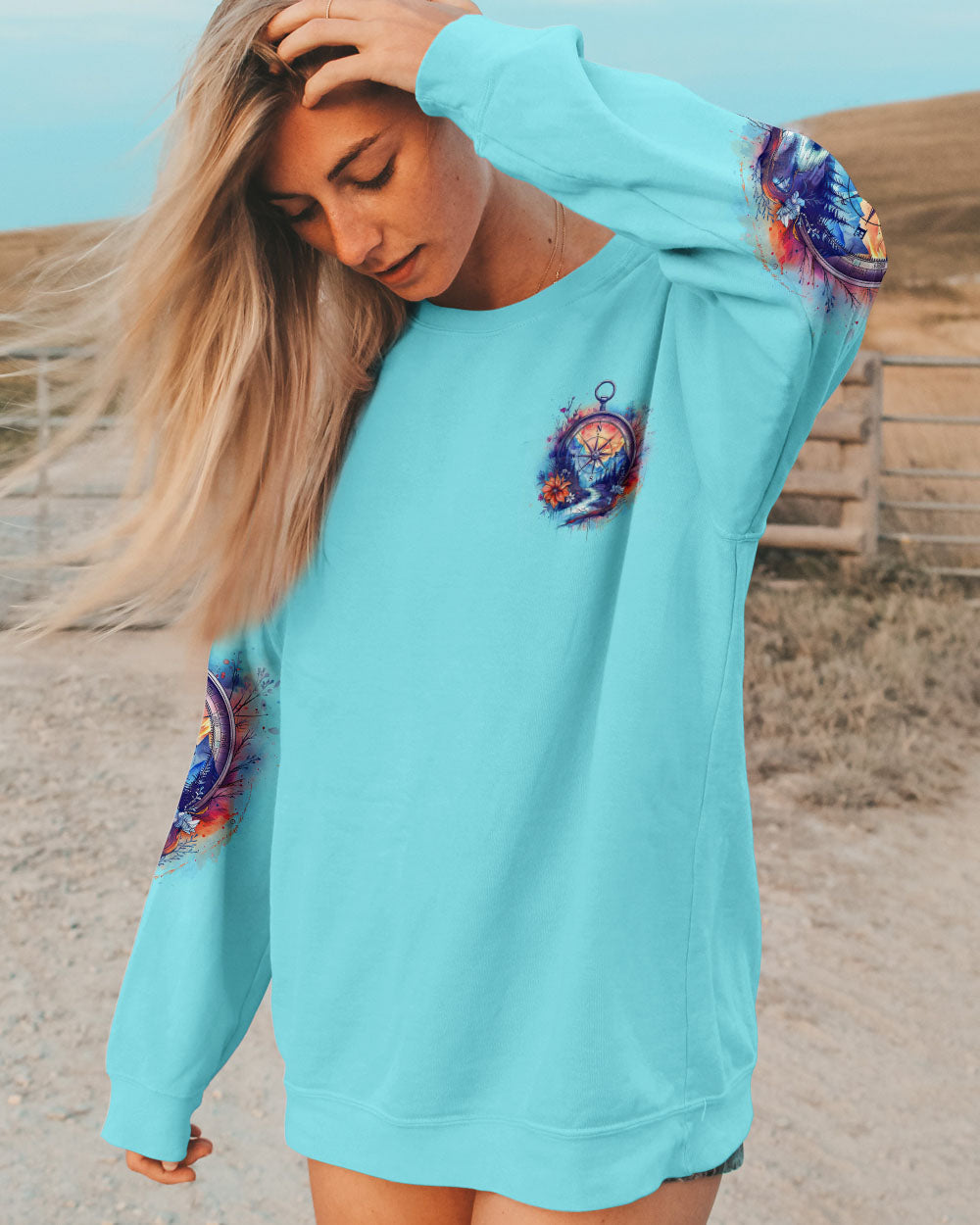 NOT ALL WHO WANDER ARE NOT COMPASS ALL OVER PRINT - TYQY1103254
