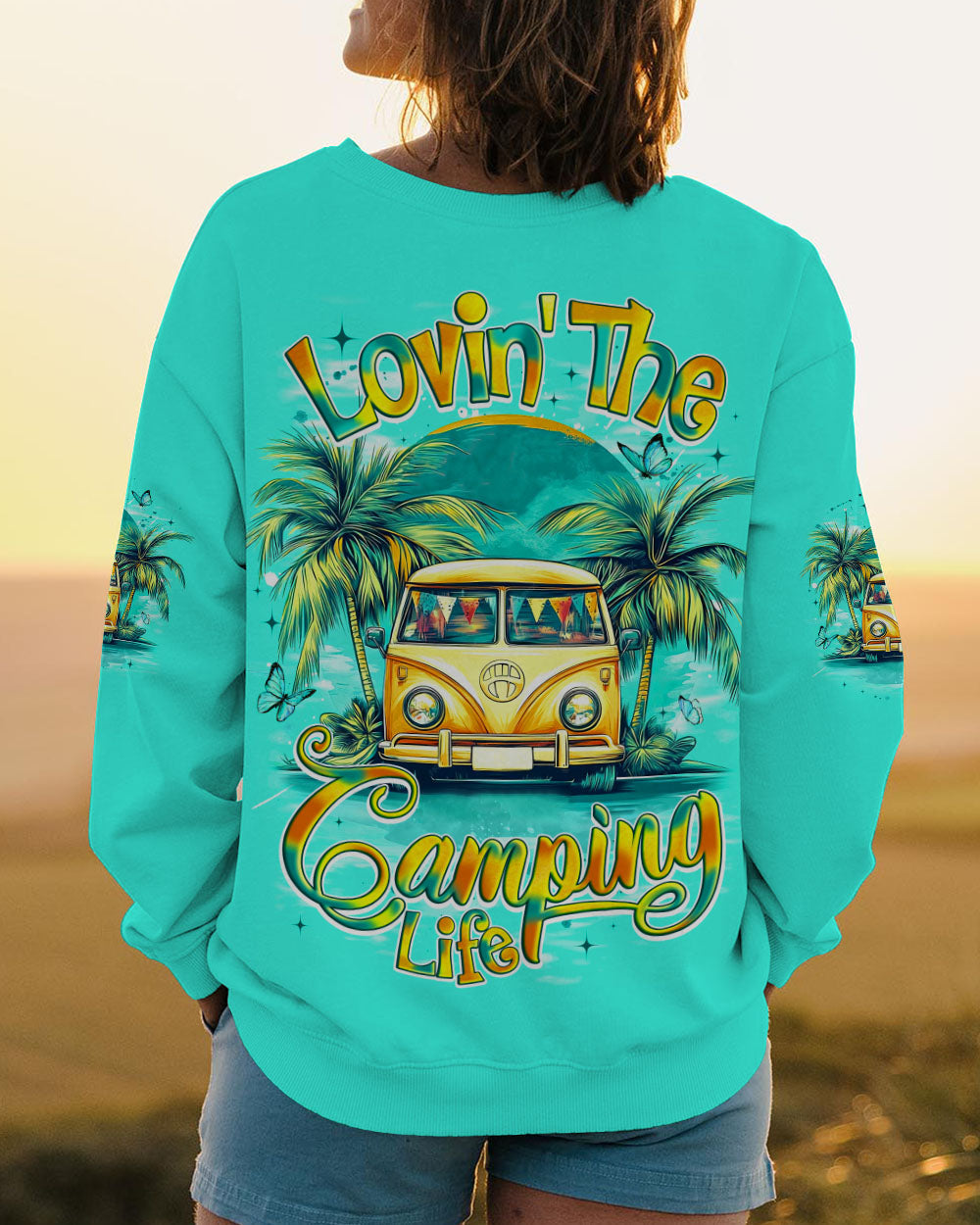 LOVIN' THE CAMPING LIFE ALL OVER PRINT - TYQY1205252