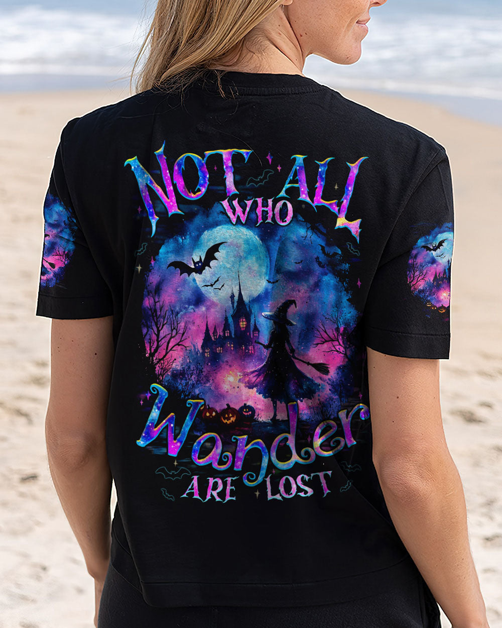 NOT ALL WHO WANDER ARE LOST HALLOWEEN ALL OVER PRINT - TYQY1309244