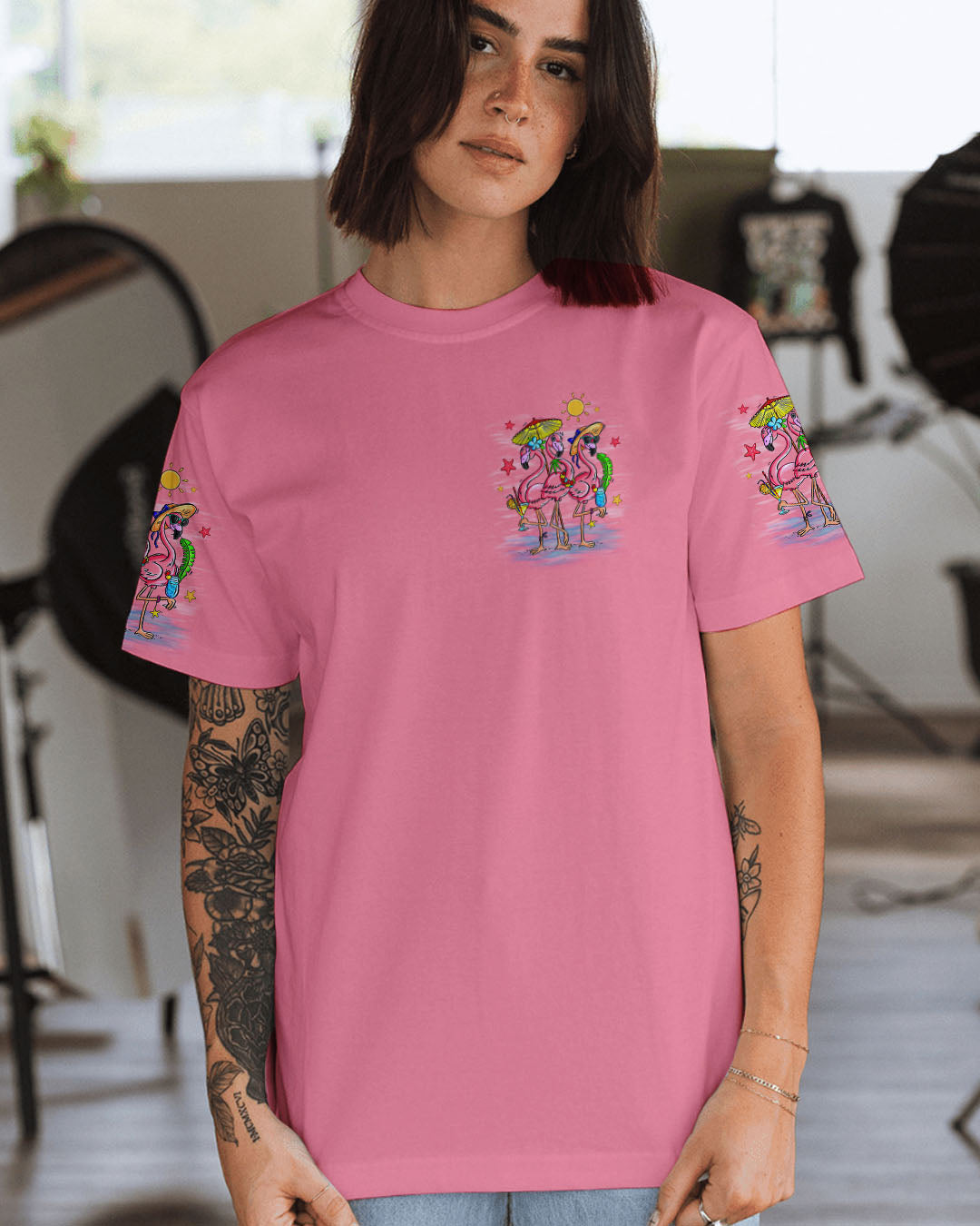 ALL YOU NEED FLAMINGO ALL OVER PRINT - TYQY1804253