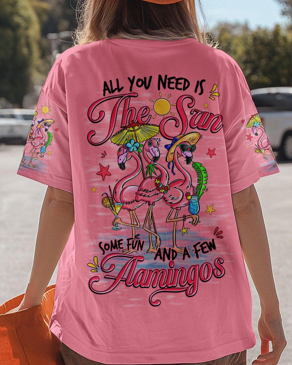 ALL YOU NEED FLAMINGO ALL OVER PRINT - TYQY1804253